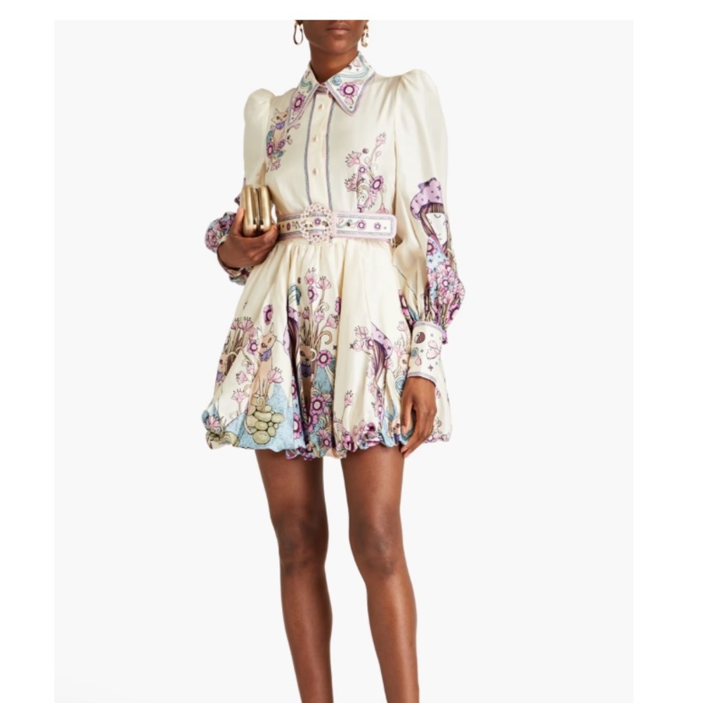 NWT Zimmermann Celestial Bubble Mini Dress